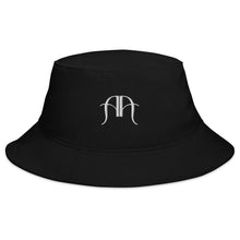 Load image into Gallery viewer, AQA double a logo bucket hat (black)
