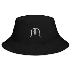 AQA double a logo bucket hat (black)