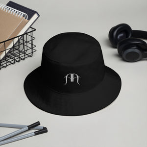 AQA double a logo bucket hat (black)
