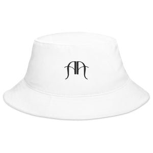 AQA double a logo bucket hat (white)