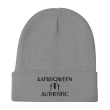 Load image into Gallery viewer, AQA double a logo embroidered beanie
