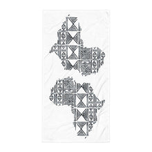 Load image into Gallery viewer, AQA white mudcloth towel (Africa)
