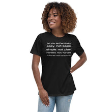 Load image into Gallery viewer, AQA women&#39;s relaxed story tee (AQA creed)
