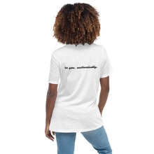 Load image into Gallery viewer, AQA women&#39;s relaxed logo tee (white)
