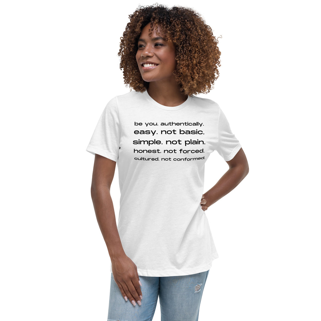 AQA women's relaxed story tee