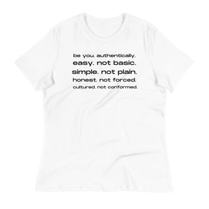 AQA women's relaxed story tee