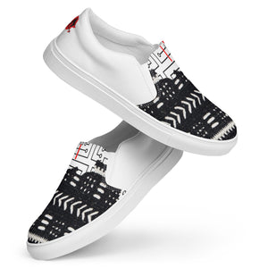 AQA limited edition qween of the Aafrofuture women’s slip-on canvas shoes